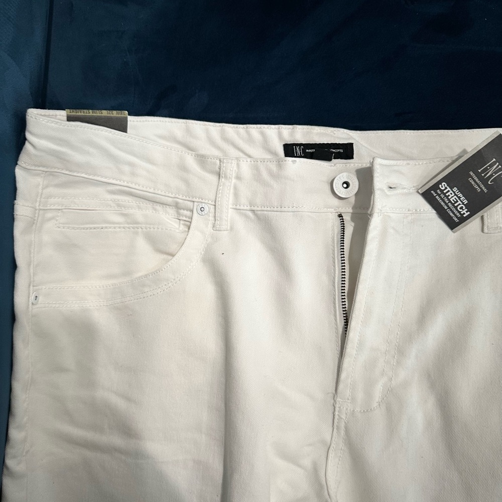 Slim Straight White Jeans - Picture 9 of 10